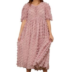 Sister Jane Pink Textured Dress